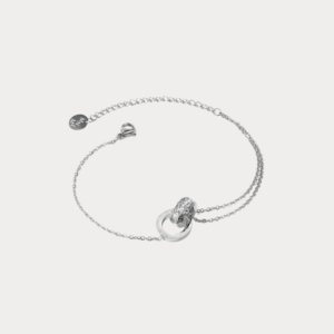 Classic Roman Numerals Diamond Band Bracelet
