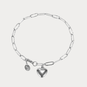 Heart Chain Engravable Bracelet
