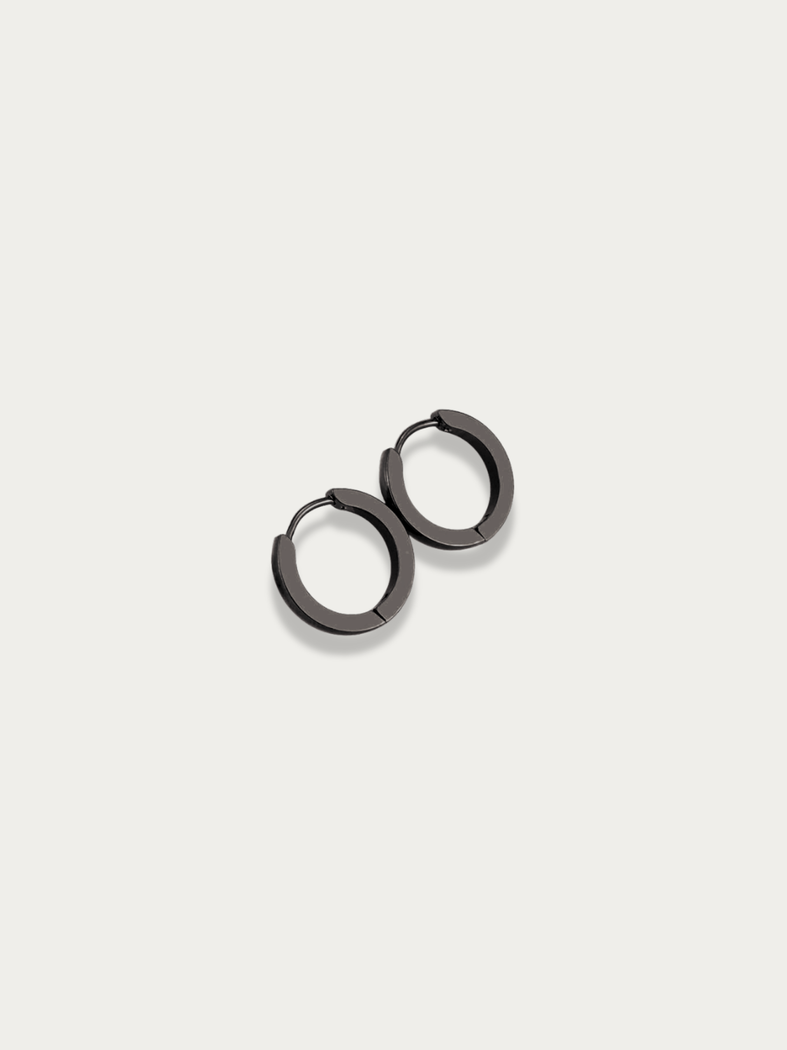 Midnight Huggie Hoop Earrings
