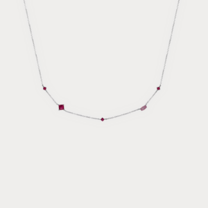 AMELIA Sparkling Diamonds Sterling Silver Necklace