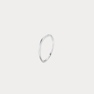 BREEZE Wavy Sterling Silver Ring