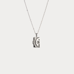CALLISTA Galatic Locket Sterling Silver Necklace