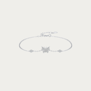 Daydreamer CZ Butterfly Charm Bracelet