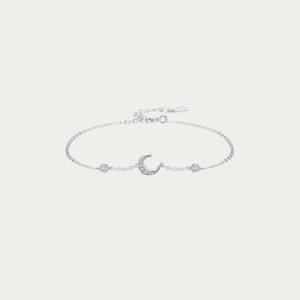 Daydreamer CZ Luna Moon Charm Bracelet