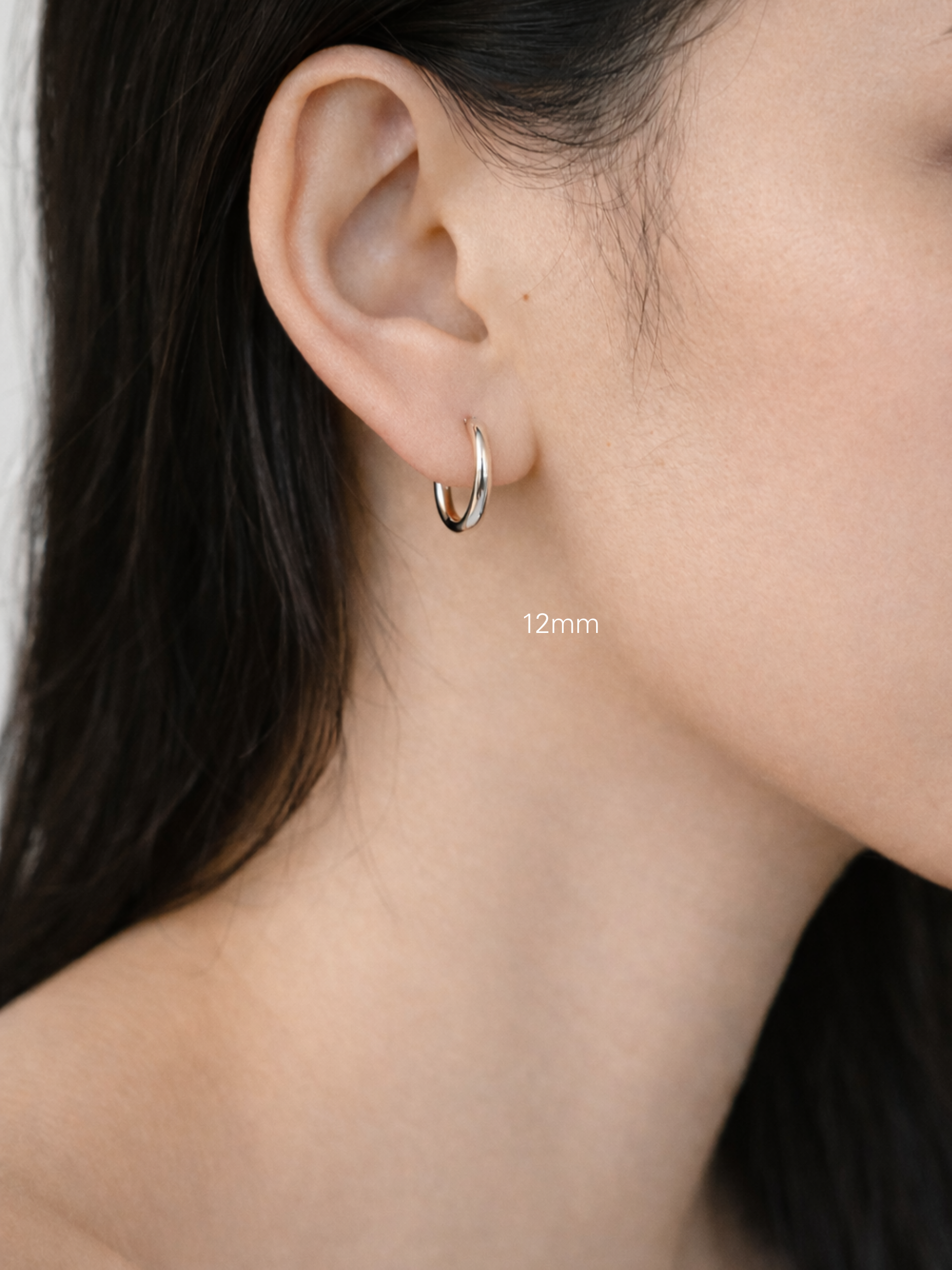 Mini Faris Essential Huggie Hoops - Image 4