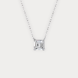 LUCA Square Diamond Sterling Silver Necklace