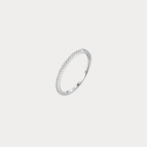 LYCIA Pavé Diamond Sterling Silver Ring