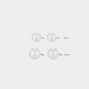 MEGHAN Pearl Sterling Silver Ear Studs