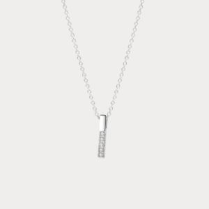 ARDEN Shiny Bar Sterling Silver Necklace