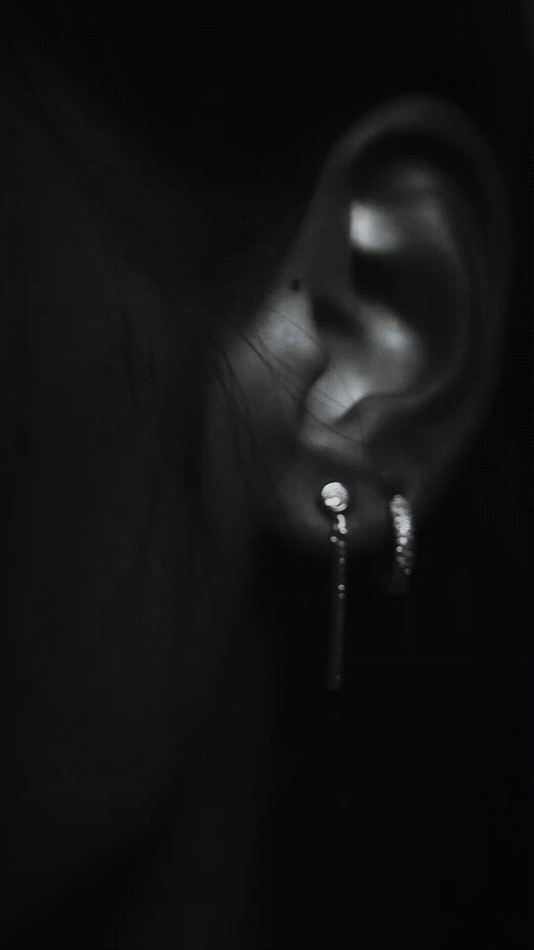 BLAKE Sterling Silver Ear Hoops - Image 2