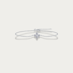 Elena Petite Clover 0.4ct Moissanite Bracelet