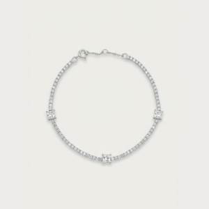 Lynette 1.2ct Moissanite Trio Tennis Bracelet