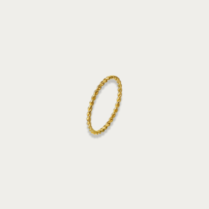 Minimal Lightweight Twist Stack Ring