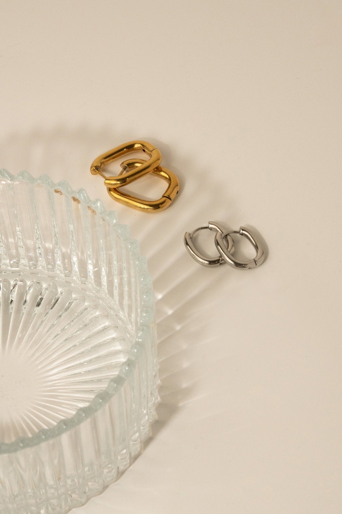 Rainnie Oval Ear Hoops - Image 4