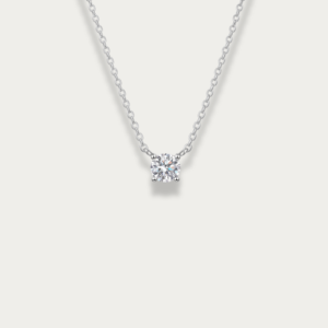 Ray Solitaire Moissanite Necklace